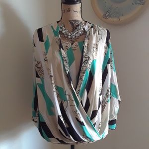 Alfani Multi-Color Blouse